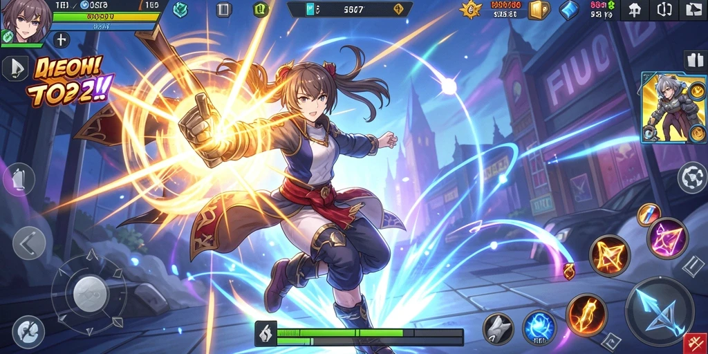 Screenshot fitur kustomisasi karakter yang seru.