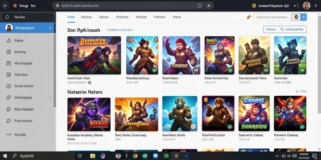 Tema permainan yang variatif dan menghibur.