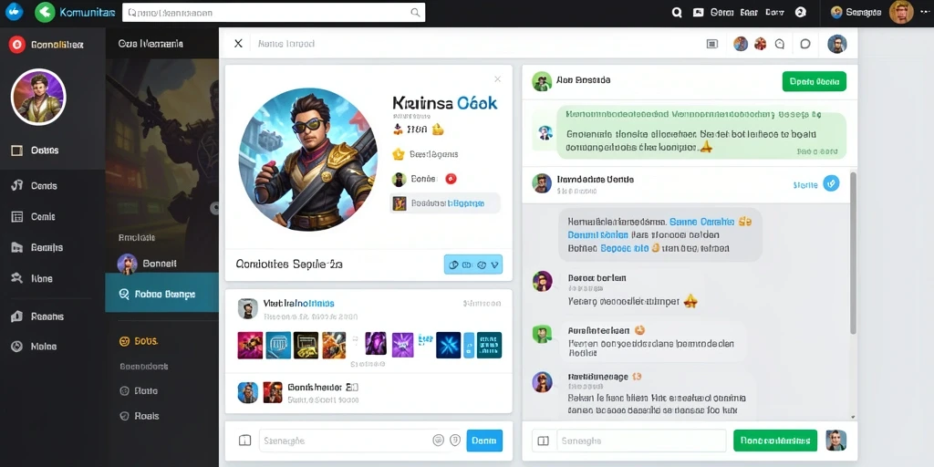 Fitur interaksi sosial untuk bergabung dengan pemain lain.