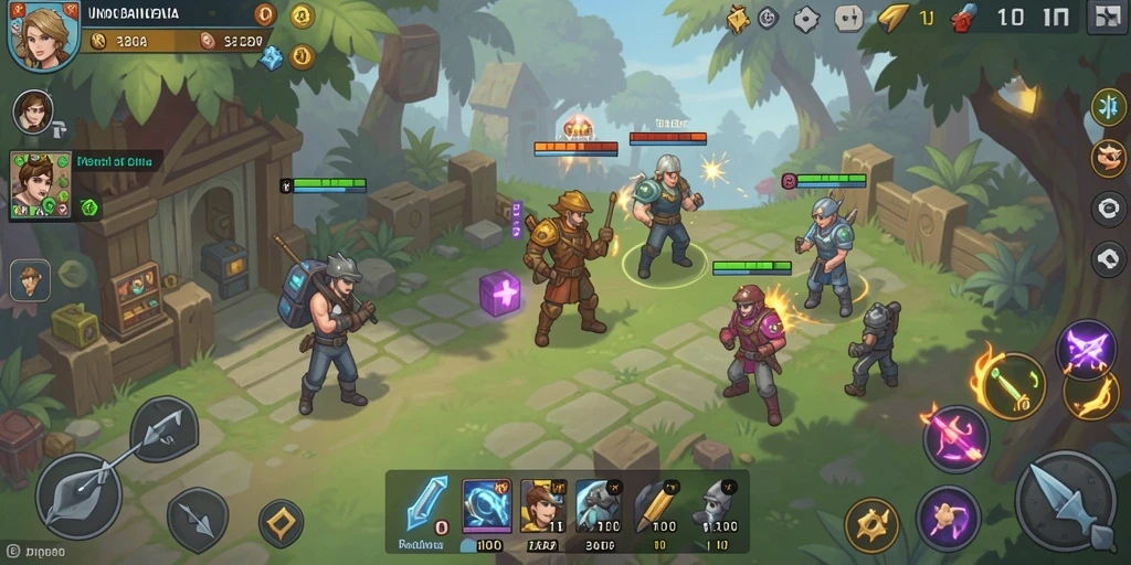 Fitur multiplayer untuk bermain bersama teman secara online.