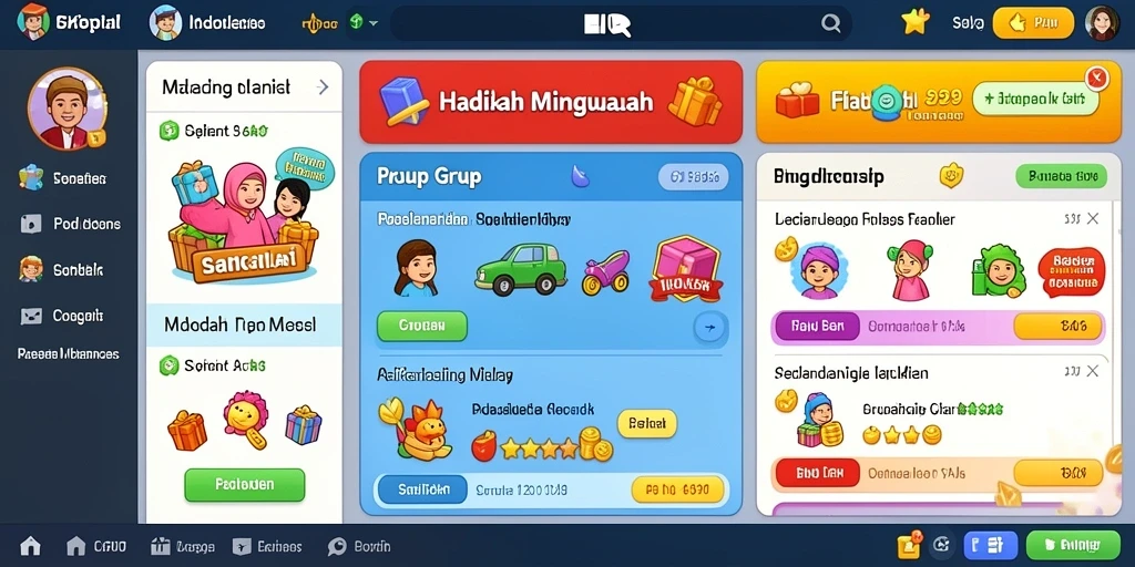 Fitur bonus yang menambah keseruan permainan.