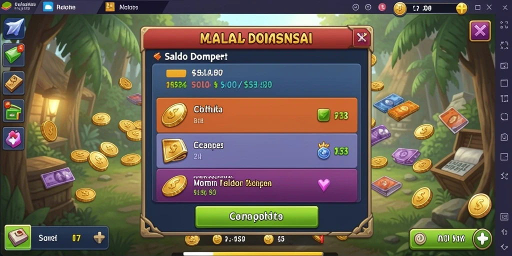 Sistem hadiah yang membuat bermain semakin menarik.